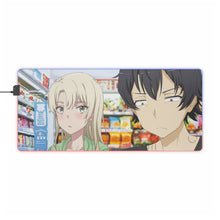 Charger l&#39;image dans la galerie, Tapis de souris LED RVB My Teen Romantic Comedy SNAFU Hachiman Hikigaya (tapis de bureau)
