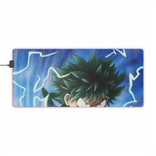 Charger l&#39;image dans la galerie, Tapis de souris LED RVB My Hero Academia Izuku Midoriya (tapis de bureau)
