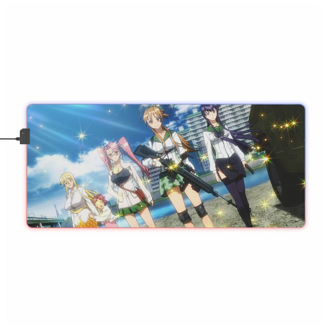 Highschool Of The Dead RGB LED Mouse Pad (Desk Mat)