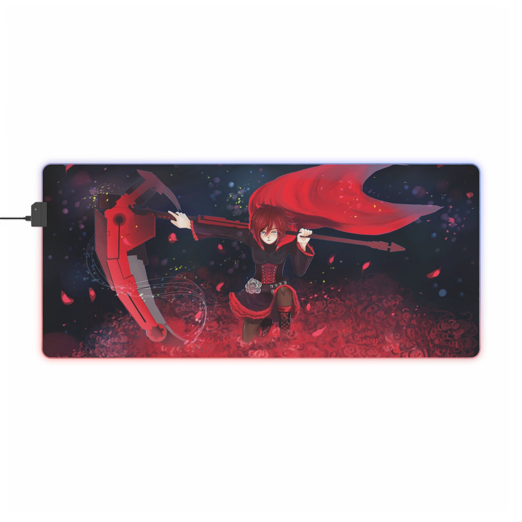 Tapis de souris LED RGB Anime RWBY (tapis de bureau)