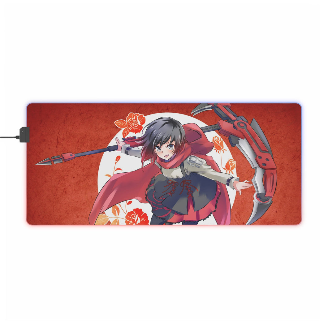 Tapis de souris LED RGB Anime RWBY (tapis de bureau)