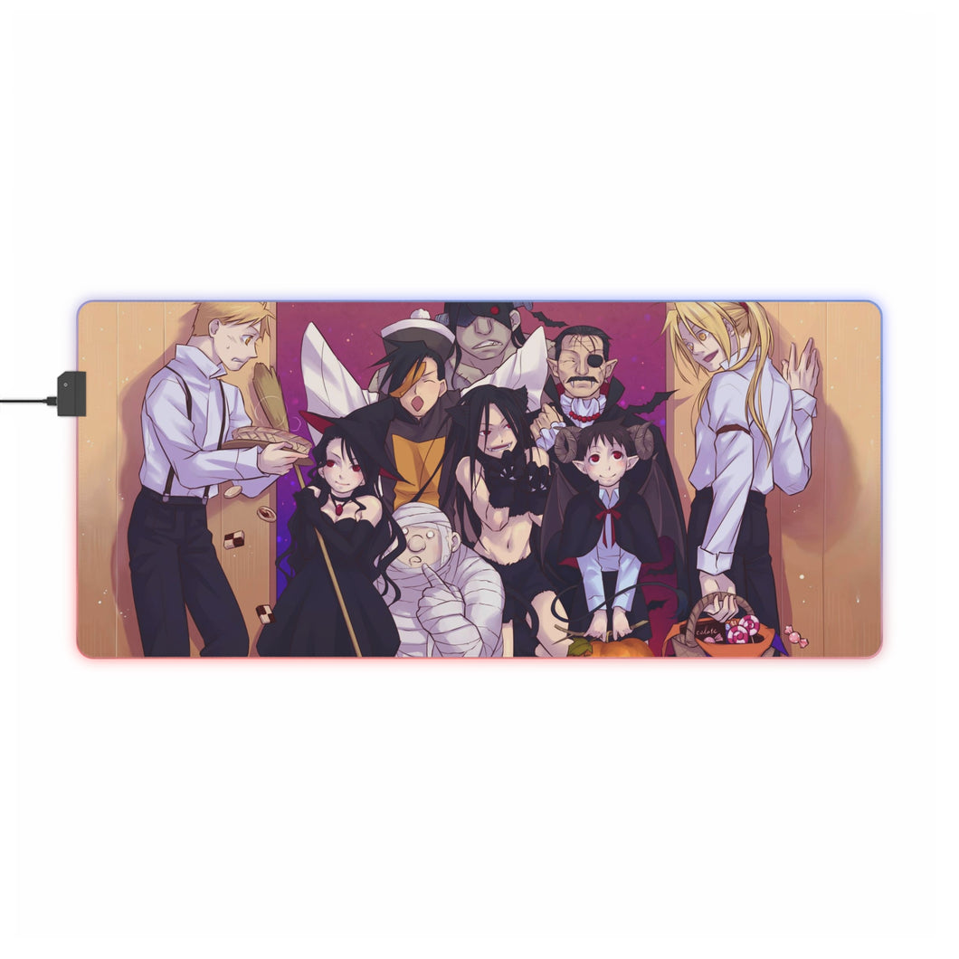 Anime FullMetal Alchemist RGB LED Mouse Pad (Desk Mat)