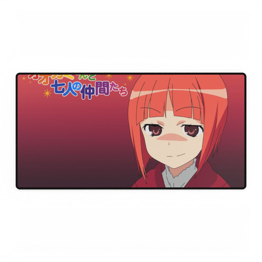 Anime Ookami-san to Shichinin no Nakama-tachi Mouse Pad (Desk Mat)