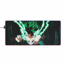 Charger l&#39;image dans la galerie, Tapis de souris LED RVB My Hero Academia Izuku Midoriya (tapis de bureau)
