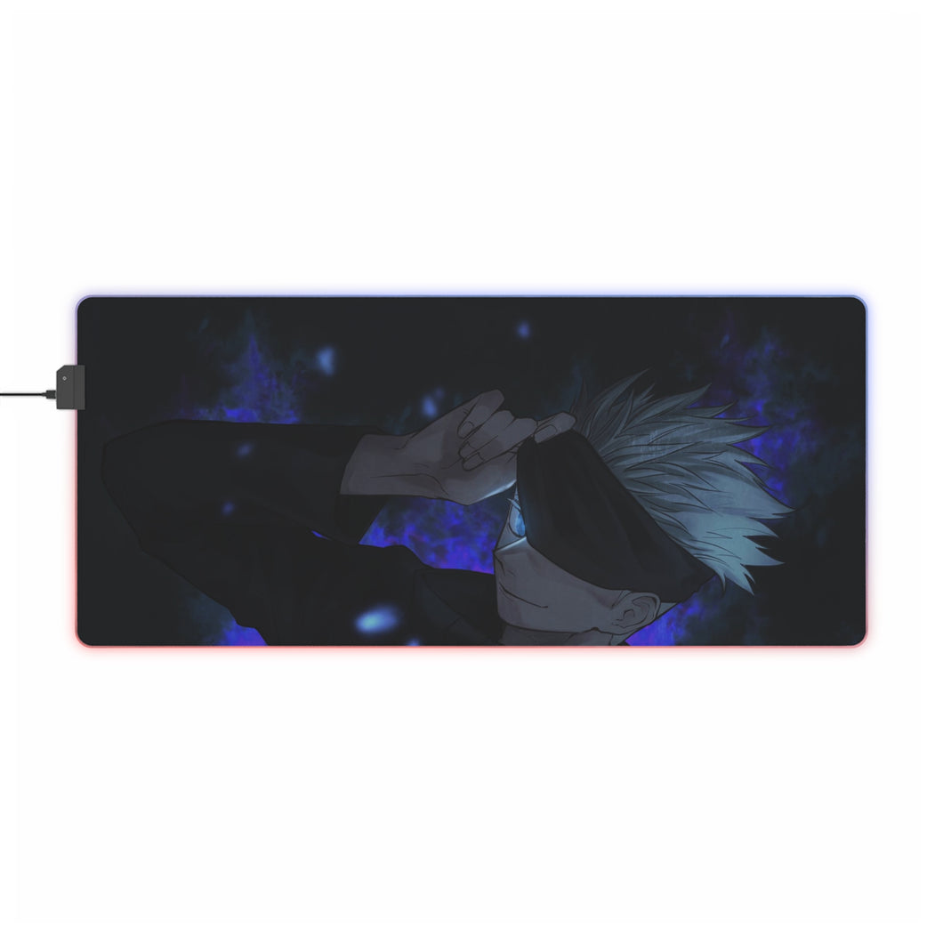 Tapis de souris LED RVB Jujutsu Kaisen (tapis de bureau)