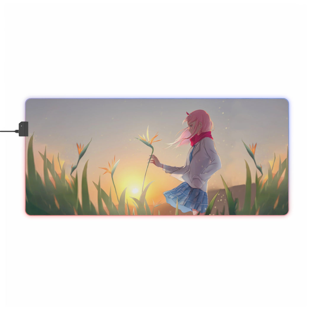 Zero Two RGB LED Mouse Pad (Desk Mat)