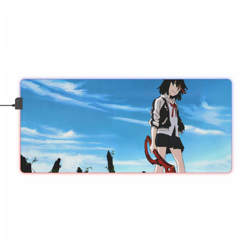 Tapis de souris LED RVB Anime Kill La Kill (tapis de bureau)