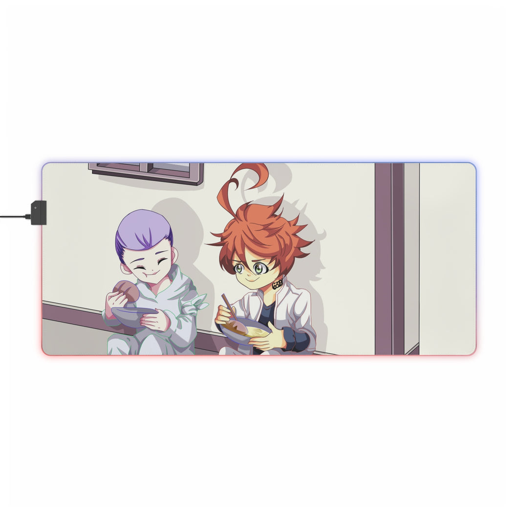 The Promised Neverland RGB LED Mouse Pad (Desk Mat)