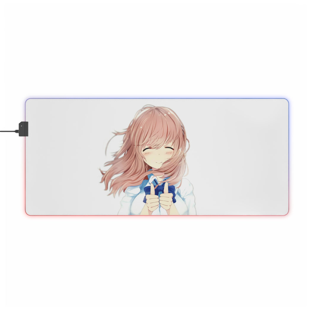 Koe No Katachi RGB LED Mouse Pad (Desk Mat)