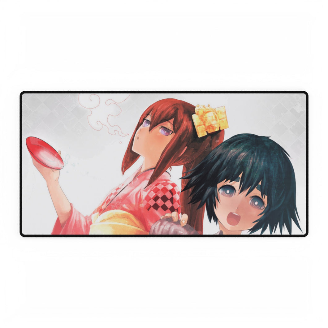 Makise and Mayuri Drunken Duo Mouse Pad (Desk Mat)