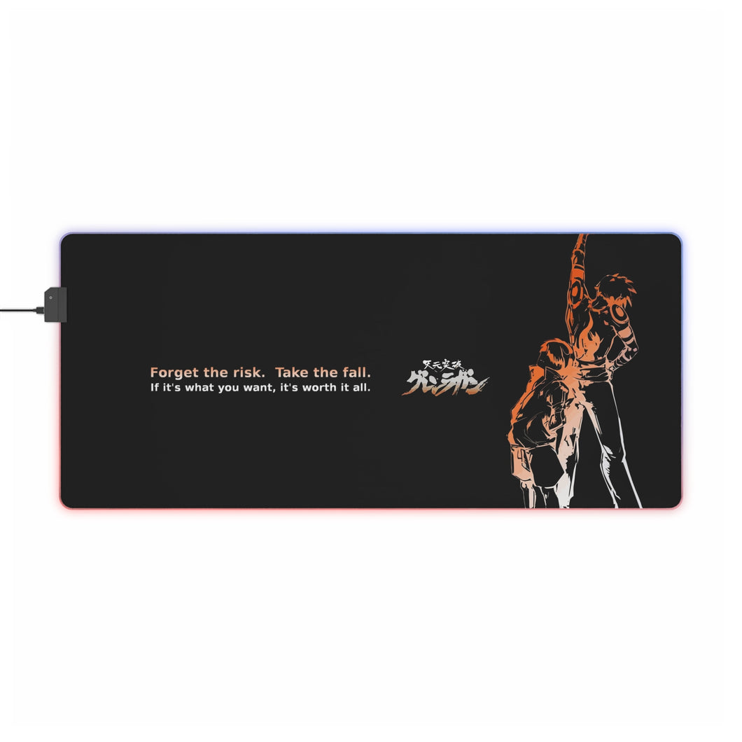 Tengen Toppa Gurren Lagann RGB LED Mouse Pad (Desk Mat)