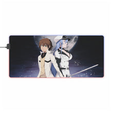 Load image into Gallery viewer, Tatsumi and esdeath RGB LED Mouse Pad (Desk Mat)
