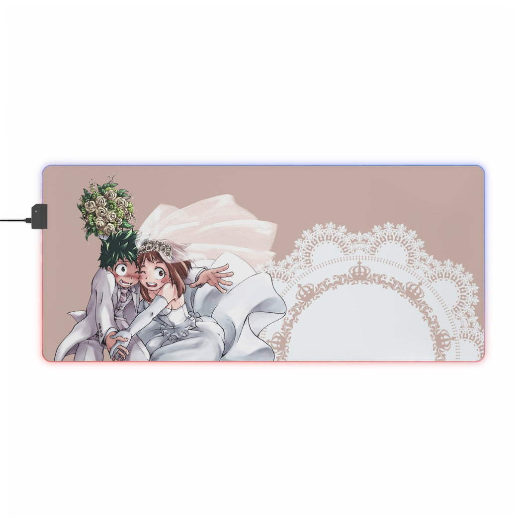 My Hero Academia Izuku Midoriya RGB LED Mouse Pad (Desk Mat)