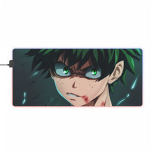 Charger l&#39;image dans la galerie, Tapis de souris LED RVB My Hero Academia Izuku Midoriya (tapis de bureau)
