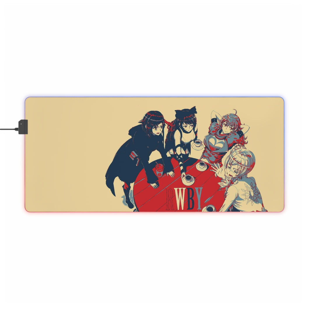 Tapis de souris LED RGB Anime RWBY (tapis de bureau)