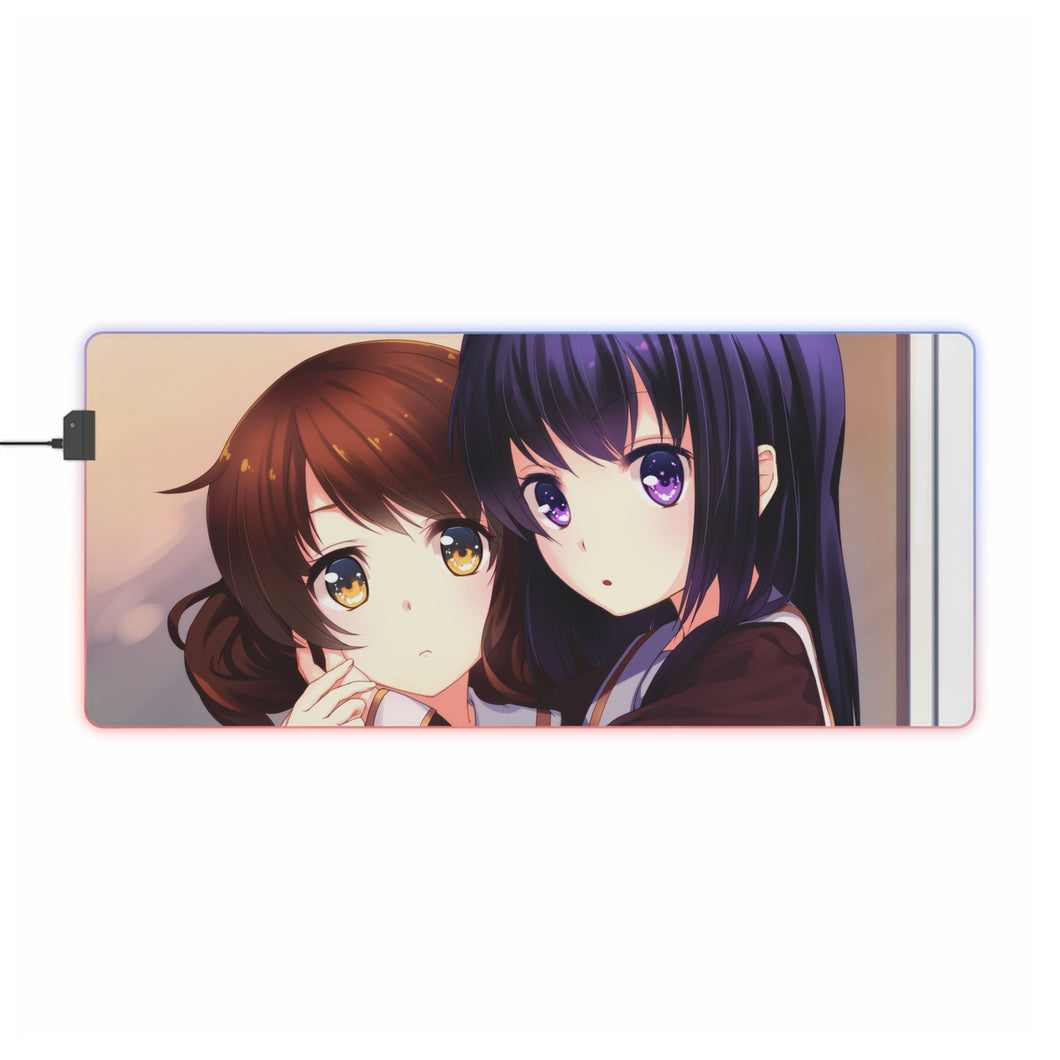 Sound! Euphonium Kumiko Oumae, Reina Kousaka RGB LED Mouse Pad (Desk Mat)