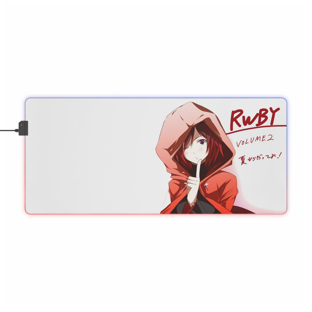 Tapis de souris LED RGB Anime RWBY (tapis de bureau)