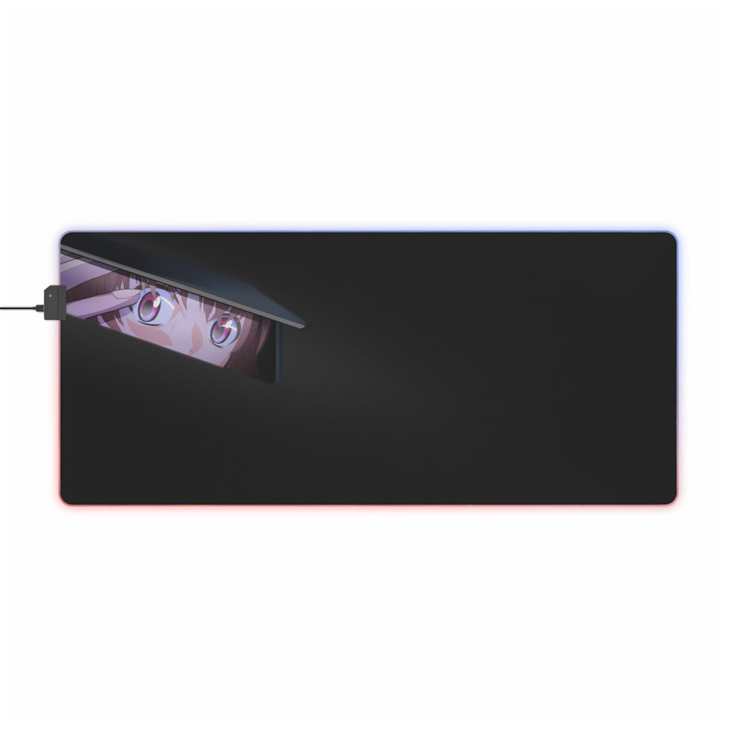 Tapis de souris LED RVB Mirai Nikki Yuno Gasai (tapis de bureau)