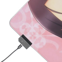 Charger l&#39;image dans la galerie, Ayumi Otosaka souriant RVB LED Tapis de souris (Tapis de bureau)
