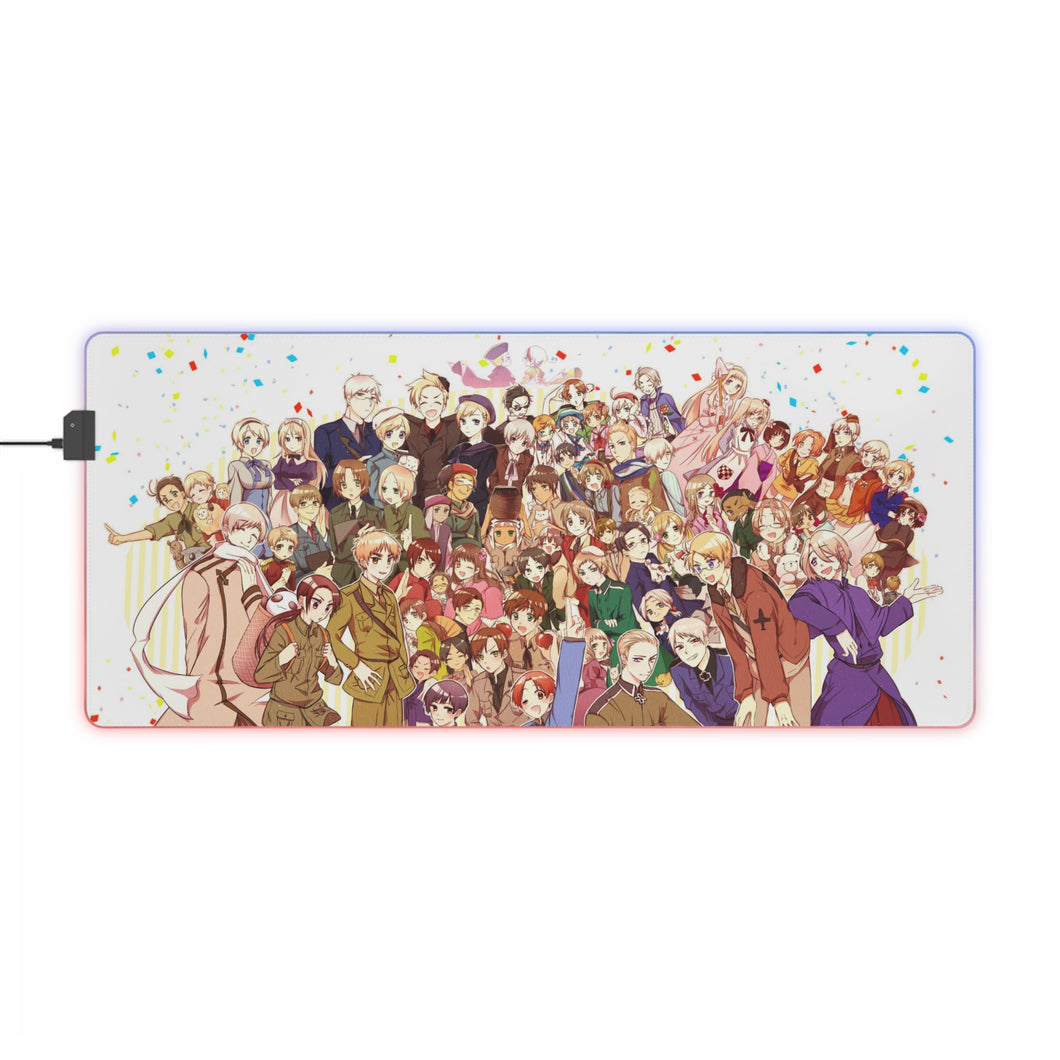 Hetalia: Axis Powers RGB LED Mouse Pad (Desk Mat)