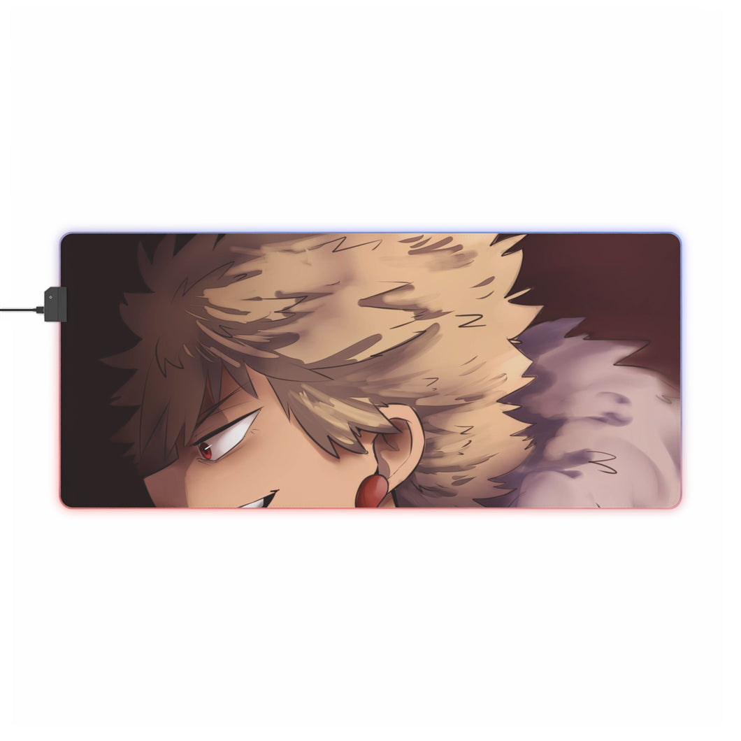 My Hero Academia Katsuki Bakugou RGB LED Mouse Pad (Desk Mat)