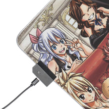 Charger l&#39;image dans la galerie, Tapis de souris LED RGB Fairy Tail Natsu Dragneel, Erza Scarlet, Gray Fullbuster, Lucy Heartfilia, Happy (tapis de bureau)
