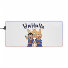 Cargar imagen en el visor de la galería, My Hero Academia Izuku Midoriya, Katsuki Bakugou RGB LED Mouse Pad (Desk Mat)
