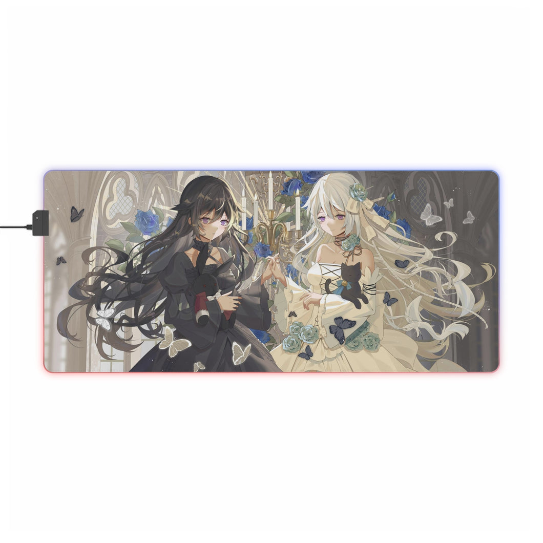 Tapis de souris LED RGB Pandora Hearts Alice Baskerville (tapis de bureau)