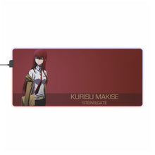 Cargar imagen en el visor de la galería, Makise Kurisu RGB LED Mouse Pad (Desk Mat)
