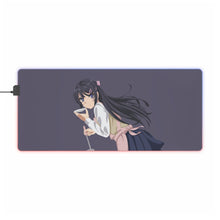 Charger l&#39;image dans la galerie, Tapis de souris LED RGB Rascal Does Not Dream Of Bunny Girl Senpai (tapis de bureau)
