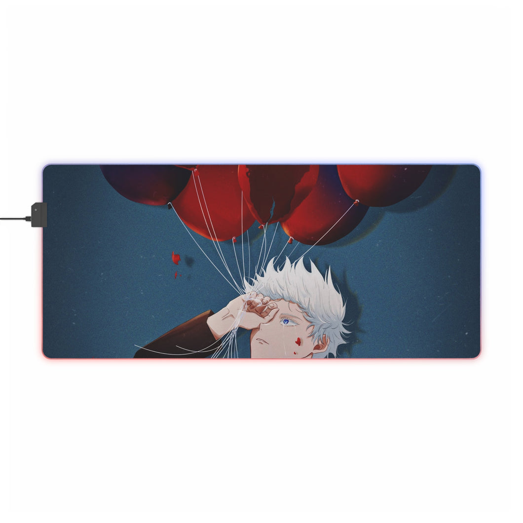 Tapis de souris LED RVB Jujutsu Kaisen (tapis de bureau)