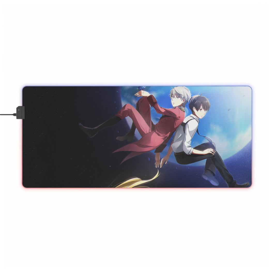 Tapis de souris LED RVB Aldnoah.Zero (tapis de bureau)