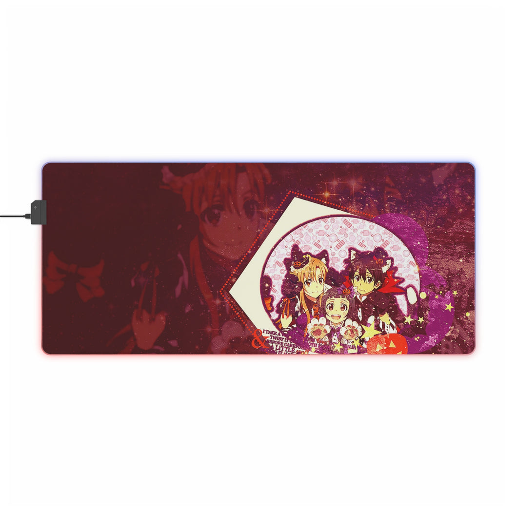 Sword Art Online RGB LED Mouse Pad (Desk Mat)