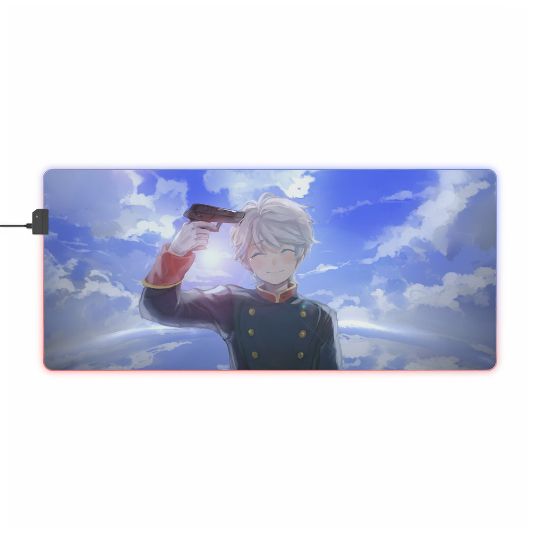 Tapis de souris LED RVB Aldnoah.Zero (tapis de bureau)