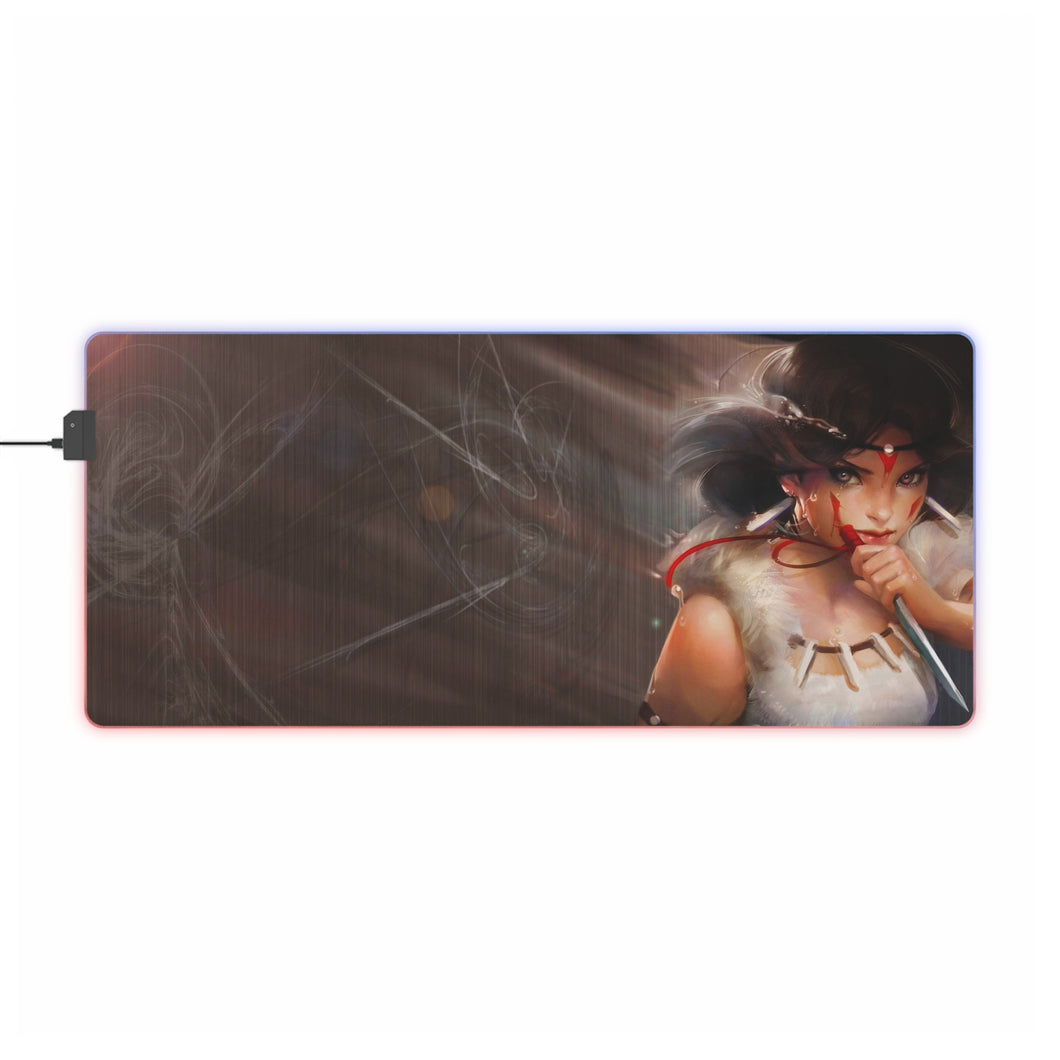 Princess Mononoke RGB LED Mouse Pad (Desk Mat)