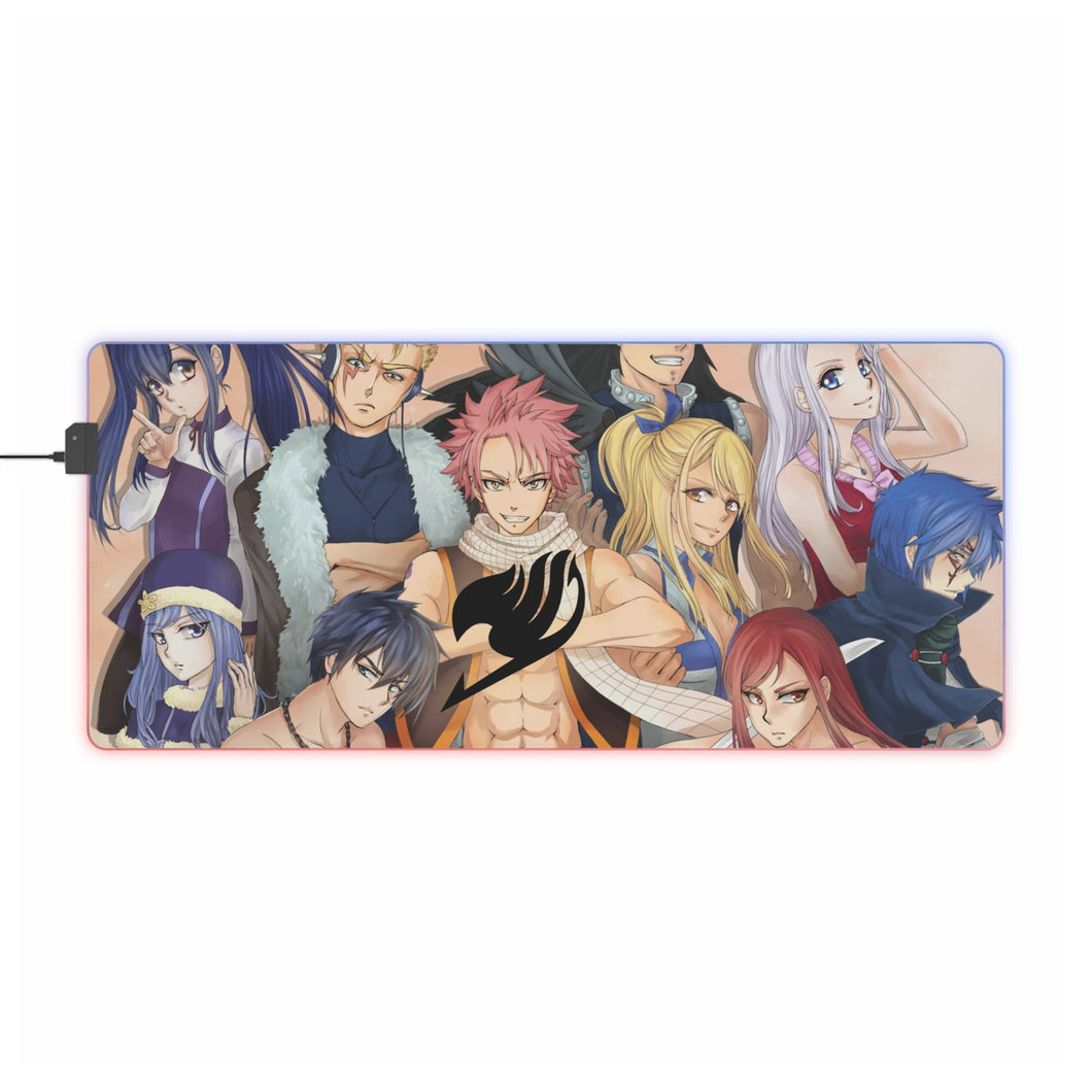 Anime Fairy Tail RGB LED Mouse Pad (Desk Mat)