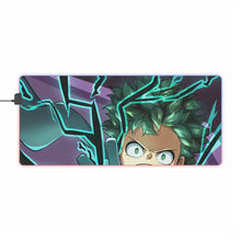 Charger l&#39;image dans la galerie, Tapis de souris LED RVB My Hero Academia Izuku Midoriya (tapis de bureau)
