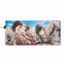 Load image into Gallery viewer, Anime Attack On Titan RGB LED Mouse Pad (Desk Mat)
