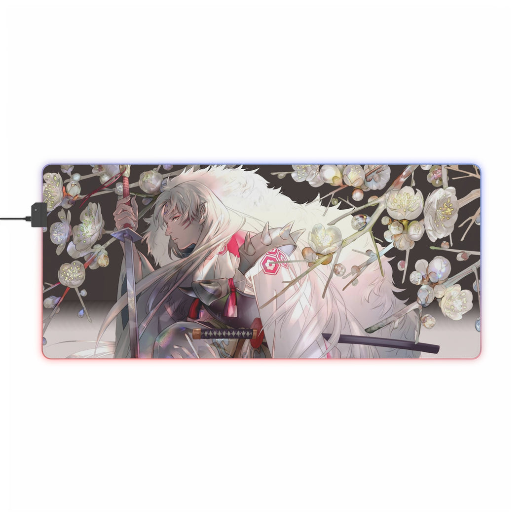 Alfombrilla de ratón LED RGB InuYasha (alfombrilla de escritorio)