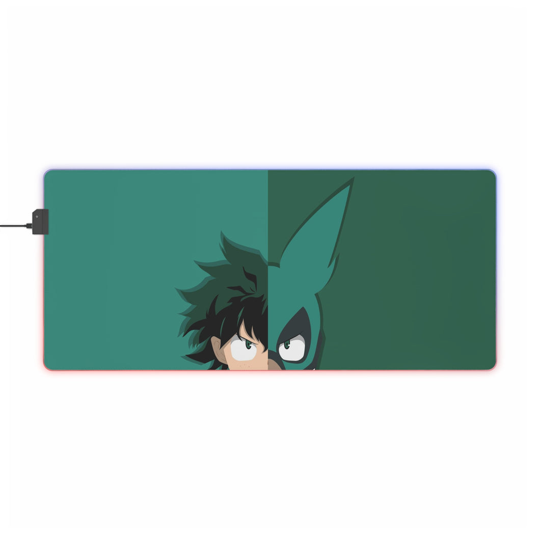 Midoriya Izuku [Deku] Tapis de souris LED RVB (tapis de bureau)