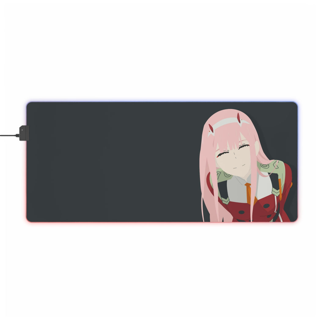 Darling in the FranXX - Zero Two RGB LED Mouse Pad (Desk Mat)