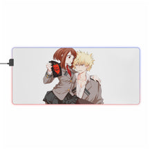 Cargar imagen en el visor de la galería, My Hero Academia Katsuki Bakugou RGB LED Mouse Pad (Desk Mat)
