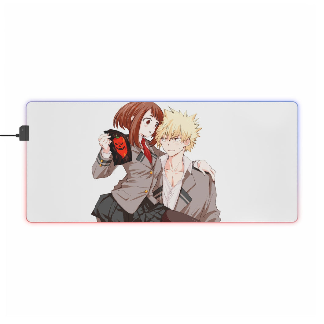 My Hero Academia Katsuki Bakugou RGB LED Mouse Pad (Desk Mat)