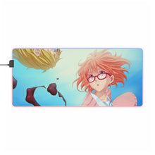 Load image into Gallery viewer, Beyond The Boundary RGB LED Mouse Pad (Desk Mat)
