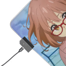 Load image into Gallery viewer, Beyond the Boundary Mirai Kuriyama, Akihito Kanbara, Hiroomi Nase, Mitsuki Nase RGB LED Mouse Pad (Desk Mat)
