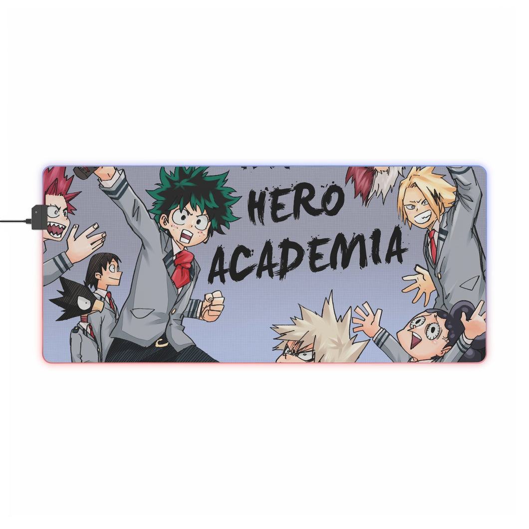 My Hero Academia Izuku Midoriya, Katsuki Bakugou RGB LED Mouse Pad (Desk Mat)