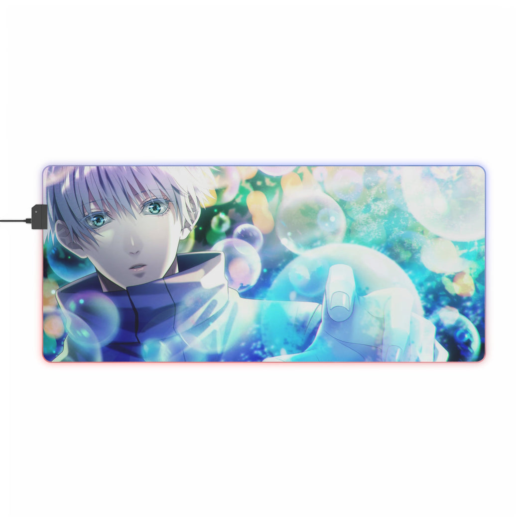 Tapis de souris LED RVB Jujutsu Kaisen (tapis de bureau)