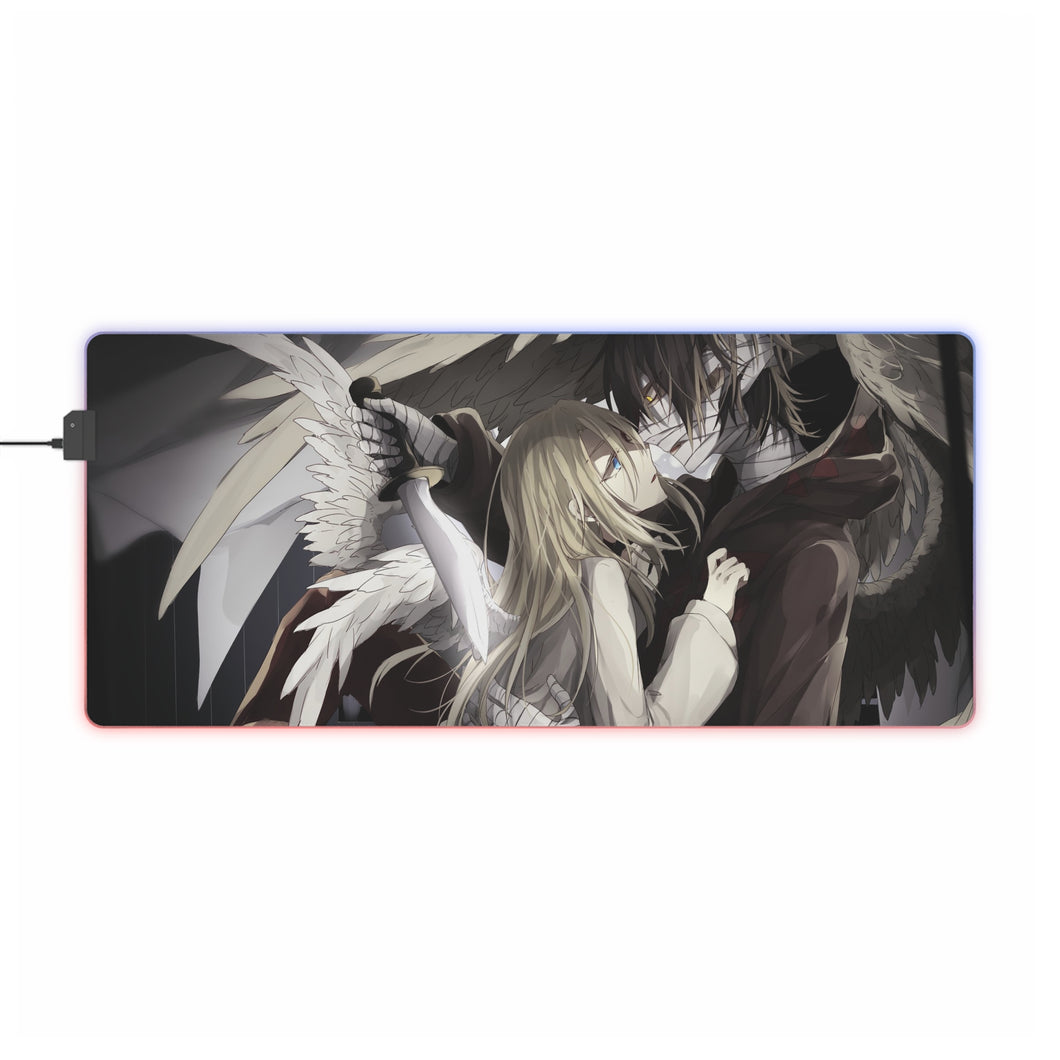 Tapis de souris LED RVB Angels Of Death (tapis de bureau)