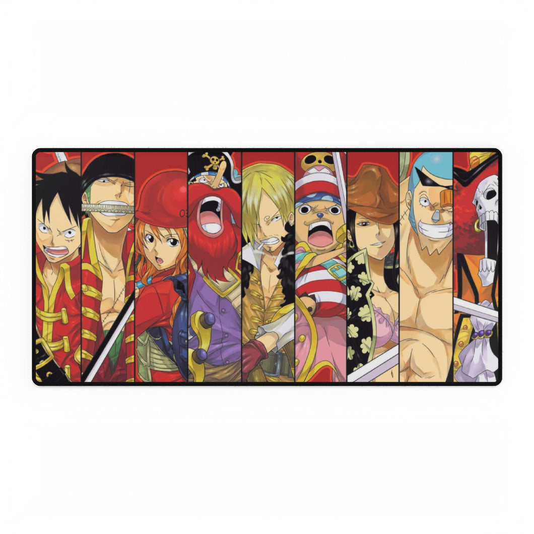 Tapis de souris (tapis de bureau) de l'équipage de Monkey D. Luffy