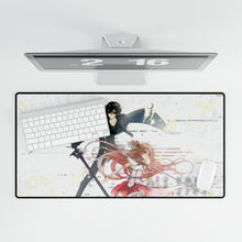 Load image into Gallery viewer, Yuuki Asuna &amp; Kirigaya Kazuto Mouse Pad (Desk Mat)
